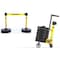 Banner Stakes Belt Barrier System, 15 ft Length, 22 in to 42 in Post Height, Authorized Personnel Only PL4004 - alternate 1