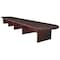 Regency Race Track Conference Table, 52" X 22' X 29", Laminate Top LCTRT26452MH - alternate 1