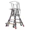 Little Giant Ladders 3 to 5 ft Fiberglass, Adjustable Safety Cage Platform Stepladder, 375 lb Capacity 18503-240 - alternate 1