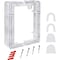 Safety Technology International Conduit Spacer with Frame, Polycarbonate, 8.5 in W x 8.5 in H x 2 in D, Clear STI-3100 - alternate 1