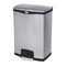 Rubbermaid Commercial Slim Jim Stainless Steel Step-On Container, Front Step, 24 gal, Blk 1901999 - alternate 1