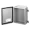 Nvent Hoffman Screw Down Clamps Electrical Enclosures, 6 in H, 4 in D, 6 in W, 12, 3R, 4, 4X, 304 Stainless Steel A606NFSS - alternate 1