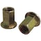 Zoro Select Rivet Nut, 1/4"-20 Thread Size, 0.452 in Flange Dia., 0.406 in L, Steel, 10 PK CFH2-2520-145T-10 - alternate 1