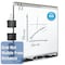 Quartet Grid Board, Steel, 48 in, 72 in, Aluminum/Plastic Frame, White, Gloss TEM547A - alternate 7