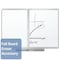 Quartet Grid Board, Melamine, 48 in, 72 in, Aluminum/Plastic Frame, White, Gloss TE547AP2-24 - alternate 3