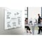 Quartet 24" H x 36" W Magnetic Glass Dry Erase Board, Gloss, White G3624W - alternate 3
