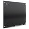 Quartet 24" H x 36" W Magnetic Glass Dry Erase Board, Gloss, Black G3624B - alternate 2