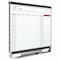 Quartet Calendar Planning Board, Plastic, 24 in, 36 in, Fiberboard/Plastic Frame, White/Gray/Red, Gloss CP32P2 - alternate 3