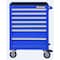 Westward WESTWARD Rolling Tool Cabinet, 7-Drawers, Powder Coated Blue, 27" W x 19" D x 39.5" H 32H890 - alternate 7