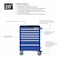 Westward WESTWARD Rolling Tool Cabinet, 7-Drawers, Powder Coated Blue, 27" W x 19" D x 39.5" H 32H890 - alternate 6