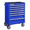 Westward WESTWARD Rolling Tool Cabinet, 5-Drawers, Powder Coated Blue, 27" W x 18" D x 33" H 32H896 - alternate 1