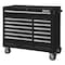 Westward WESTWARD Rolling Tool Cabinet, 13-Drawers, Gloss Black, 42" W x 19" D x 40" H 32H892 - alternate 1