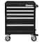 Westward WESTWARD Rolling Tool Cabinet, 5-Drawers, Powder Coated Black, 27" W x 18" D x 33" H 32H895 - alternate 7