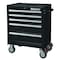 Westward WESTWARD Rolling Tool Cabinet, 5-Drawers, Powder Coated Black, 27" W x 18" D x 33" H 32H895 - alternate 1