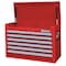 Westward WESTWARD Top Chest, 6-Drawers, Powder Coated Red, 26" W x 16.5" D x 18.5" H 32H833 - alternate 1