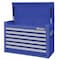 Westward WESTWARD Top Chest, 6-Drawers, Powder Coated Blue, 26" W x 16.5" D x 18.5" H 32H835 - alternate 1
