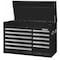 Westward WESTWARD Top Chest, 11-Drawers, Powder Coated Black, 41.5" W x 18.5" D x 27" H 32H840 - alternate 1