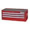 Westward WESTWARD Intermediate Chest, 3-Drawers, Powder Coated Red, 26.5" W x 17" D x 10.5" H 32H848 - alternate 1