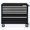 Westward WESTWARD Rolling Tool Cabinet, 6-Drawers, Gloss Black, 42" W x 19" D x 40" H 32H853 - alternate 5