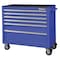 Westward WESTWARD Rolling Tool Cabinet, 6-Drawers, Powder Coated Blue, 42" W x 19" D x 40" H 32H854 - alternate 1