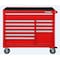 Westward WESTWARD Rolling Tool Cabinet, 11-Drawers, Gloss Red, 42" W x 19" D x 40" H 32H855 - alternate 8