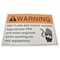 Badger Tag & Label Warning Label, 5 x 3-1/2 in., PK5 111 - alternate 1