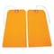 Badger Tag & Label Blank Shipping Tag, Paper, 5-3/4" H x 2-7/8" W, Fluorescent Orange, 25 PK 118 - alternate 1