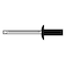 Zoro Select Blind Rivet, Dome Head, 3/16 in Dia., 29/32 in L, Stainless Steel Body, 250 PK U33670.018.0610 - alternate 1