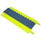 Power First Cable Protector, 1-5/8 in H, 3 ft L, 16-1/2 in W, 5 Channel, Polyurethane, Gray, Yellow GG5X125GRYYPOW2 - alternate 1