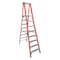 Louisville 10 ft Fiberglass Platform Stepladder, 300 lb Capacity FXP1708 - alternate 1