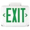 Dual-Lite Exit Sign with Emergency Lights, White, 1 or 2 Face(s), LED, Universal Mount EVCUGWDI - alternate 1
