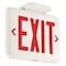 Dual-Lite Exit Sign, White, 1 or 2 Face(s), LED, Universal Mount, Nickel-Metal Hydride EVEURWEI - alternate 1