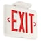 Dual-Lite Exit Sign, White, 1 or 2 Face(s), LED, Universal Mount, Not Battery Powered EVEURW - alternate 1