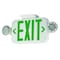 Dual-Lite Singn, Exit/Emergency, LED Green, 120/277V, CCGRCSD CCGRCSD - alternate 1