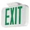 Compass Exit Sign, White, 1 or 2 Face(s), LED, Universal Mount, Nickel Cadmium CEGRC - alternate 1