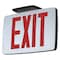Compass Exit Sign, Black, 1 Face(s), LED, Universal Mount, Nickel Cadmium CCESRE - alternate 1