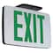 Compass Exit Sign, Black, 1 Face(s), LED, Universal Mount, Nickel Cadmium CCESGE - alternate 1