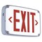 Compass Exit Sign, Silver, 2 Face(s), LED, Universal Mount, Nickel Cadmium CEWDRE - alternate 1