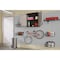 Suncast Resin 30 1/4 in H, 30 in W, 12 in D, Stationary, Platinum/Slate, 1 Shelves, 0 Drawers BMC3000 - alternate 3