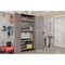 Suncast Shelving Storage Cabinet, 80-1/4 in H, 40 in W, 20-1/4 in D, Recessed Pull, Padlock Hasp, 3 Shelves BMC8000 - alternate 2