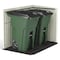 Suncast Horizontal Storage Shed, Resin, 70 cu ft, Vanilla/Stoney/Black BMS4720 - alternate 4