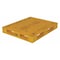 Vestil High Density Polyethylene (HDPE) Pallet, 47.375 in L, 39.5 in W, 6 H PLP2-4840-YELLOW - alternate 3