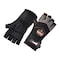 Proflex By Ergodyne Half Finger Mechanics Impact Gloves, Spandex Palm, M, Black 910 - alternate 1