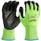 Milwaukee Tool 12 Pair High Visibility Cut Level 2 Polyurethane Dipped Gloves  - S 48-73-8920B - alternate 1