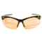 Edge Eyewear Zorge G2, Safety Glasses, Anti-Scratch, Amber Lens, Black Frame, Half-Frame DZ114-G2 - alternate 3
