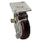 Zoro Select Swivel NSF-Listed Plate Cstr w/Brke, NSF-Listed Plate Type A 33H713 - alternate 1