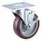 Zoro Select Swivel NSF-Listed Plate Cstr w/Brke, NSF-Listed Plate Type B 33J042 - alternate 1