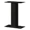 Salsbury Industries Standard Pedestal, Black, Powder Coated, Bolt, Mail Package Drop 4395BLK - alternate 1