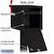 Salsbury Industries Mailbox, Black, Powder Coated, 1 Doors, Pedestal, Aluminum 4325BLK - alternate 2