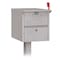 Salsbury Industries Mailbox, Gray, Powder Coated, 1 Doors, Pedestal, Aluminum 4325SLV - alternate 1